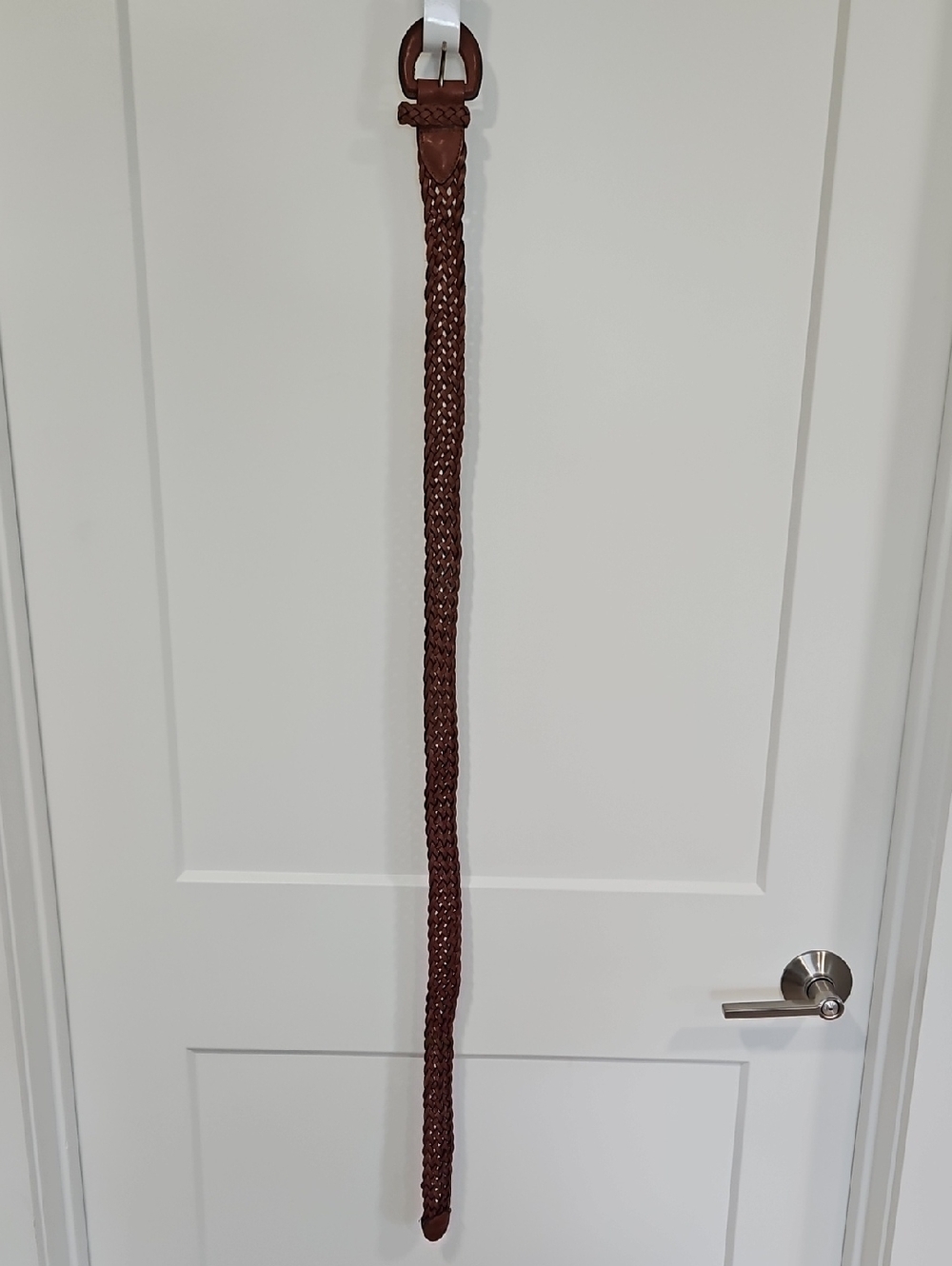 Forenza Braided Leather Belt - Brown 44"